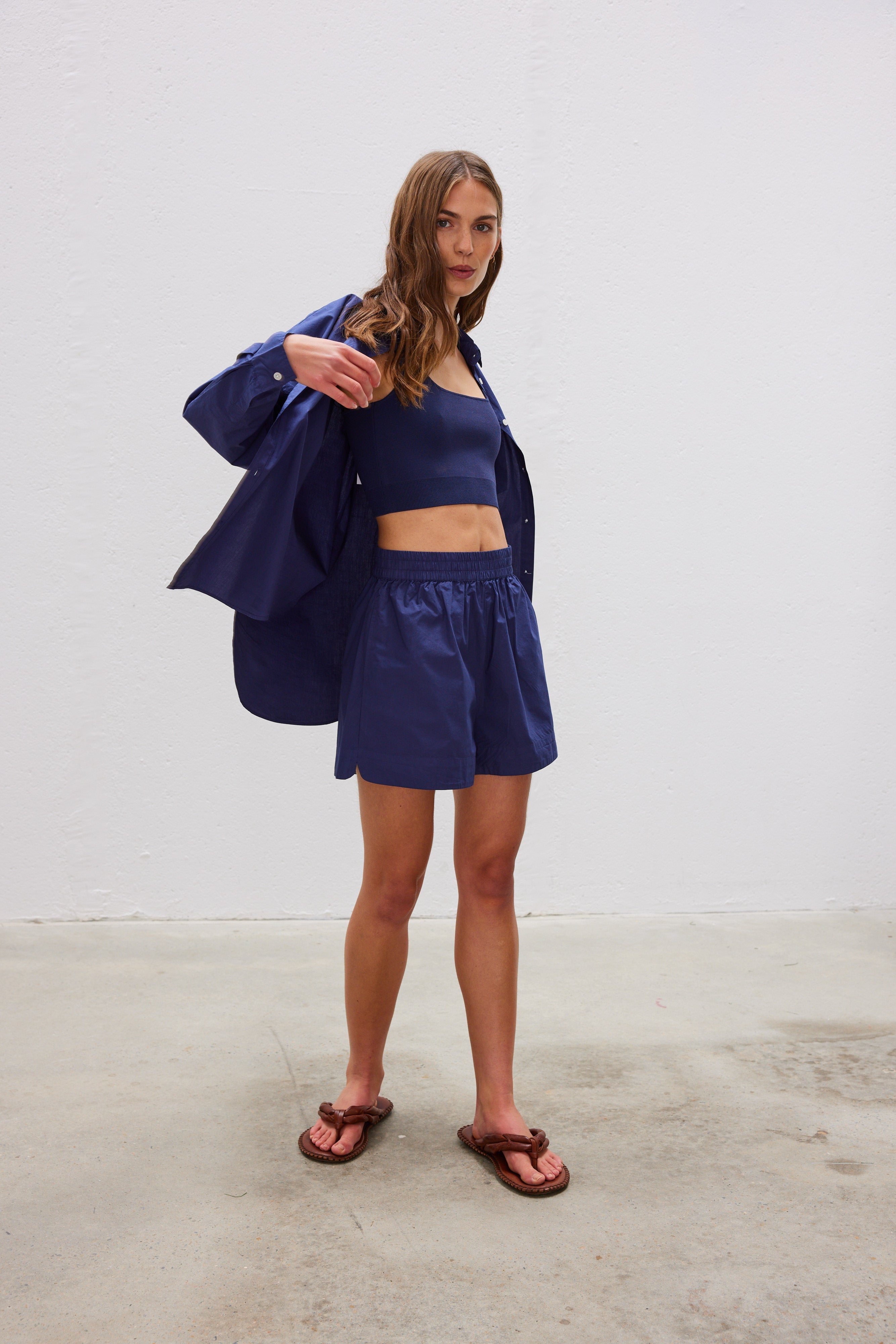 The Chiara Short - Navy - Apparel