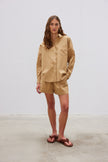 The Chiara Shirt - Toffee - Apparel