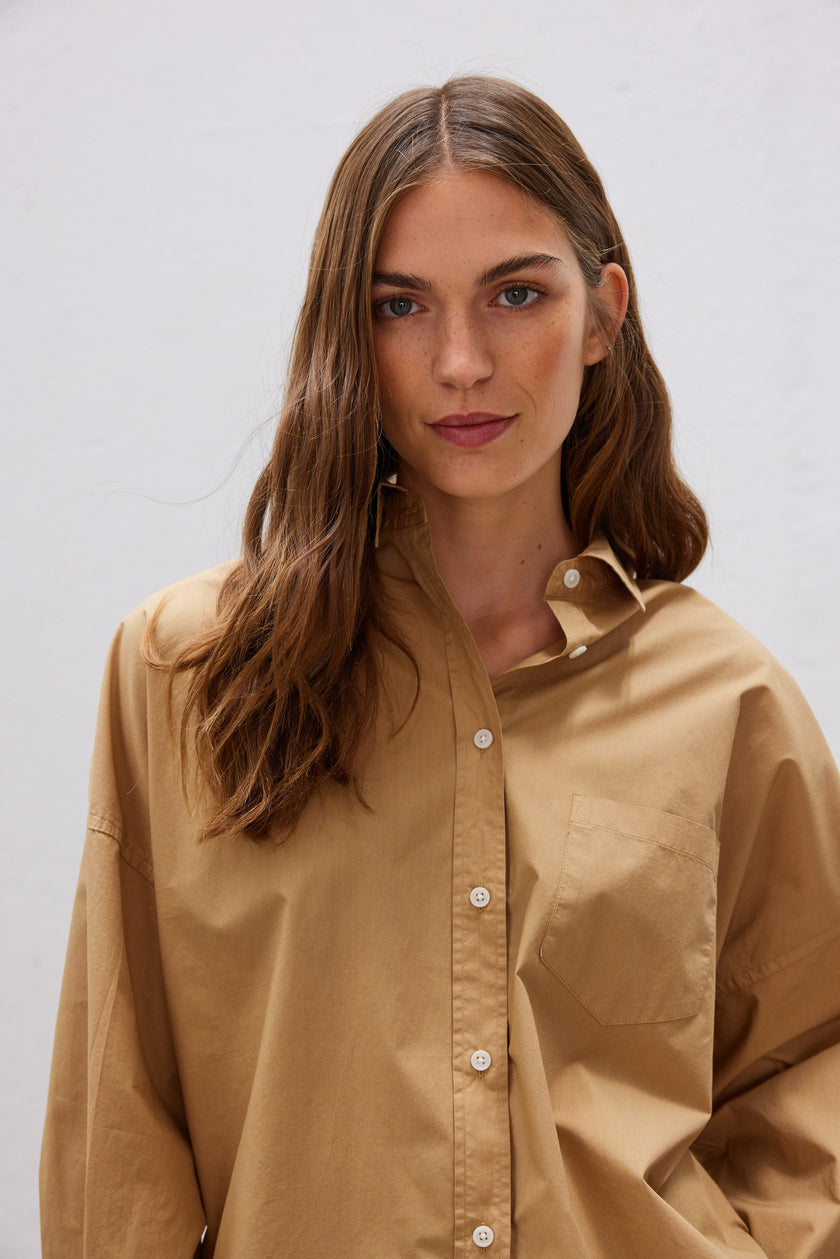 The Chiara Shirt - Toffee - Apparel