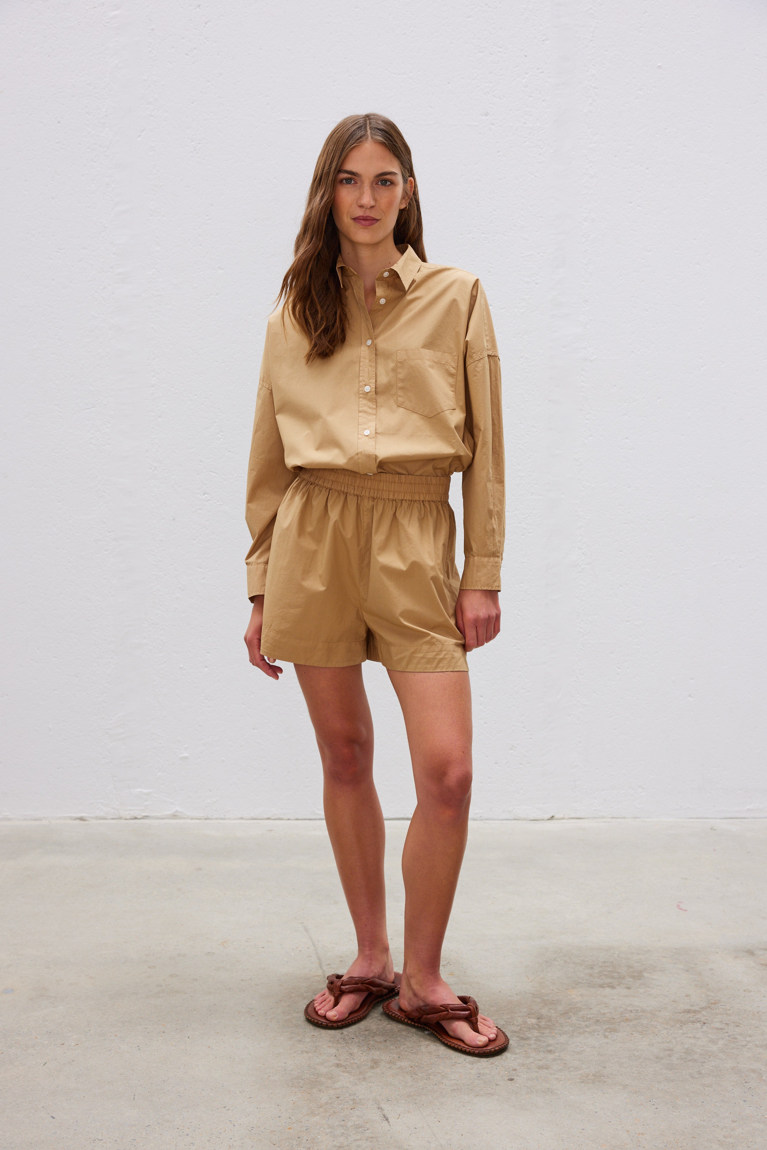 The Chiara Shirt - Toffee - Apparel