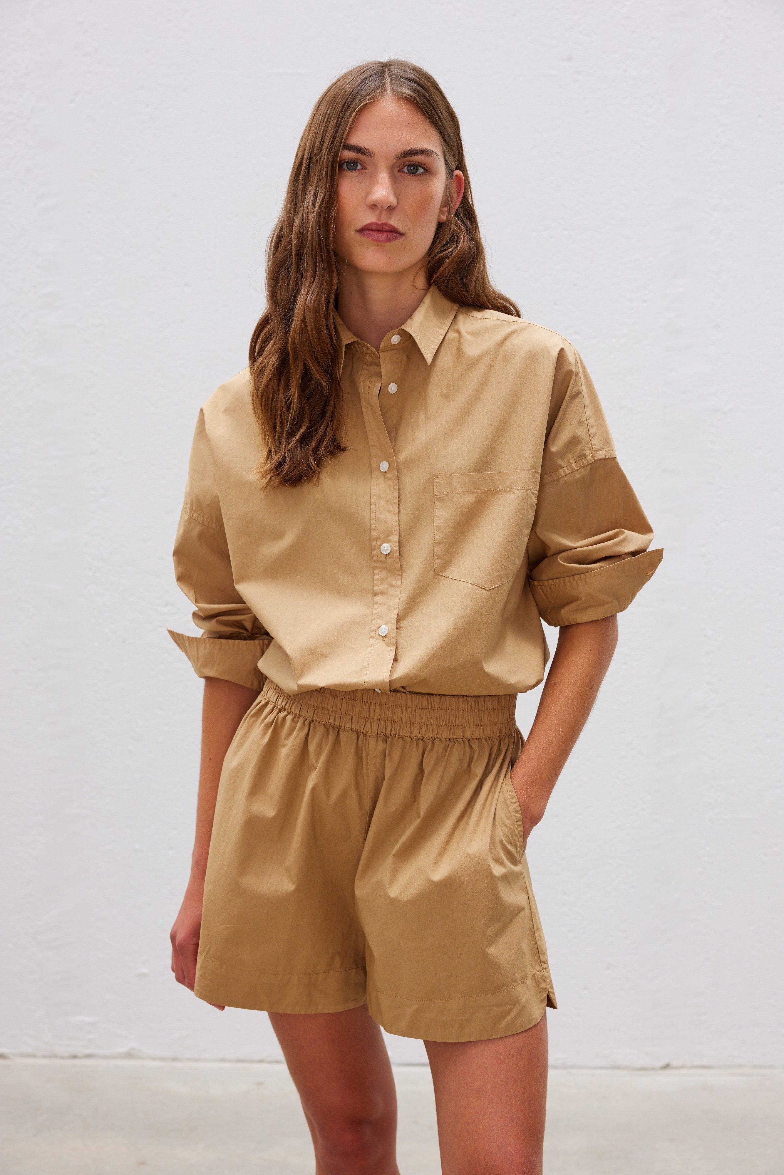 The Chiara Shirt - Toffee - Apparel