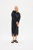 Chiara Shirt Dress Maxi - Black - Apparel