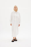 Chiara Shirt Dress Maxi - White - Apparel