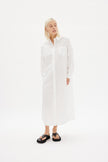 Chiara Shirt Dress Maxi - White - Apparel