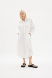 Chiara Shirt Dress Maxi - White - Apparel