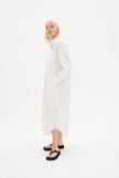 Chiara Shirt Dress Maxi - White - Apparel