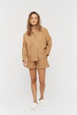 The Chiara Shirt - Toffee - Apparel