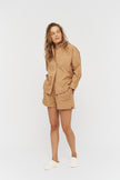The Chiara Shirt - Toffee - Apparel