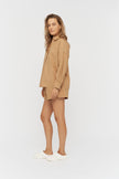 The Chiara Shirt - Toffee - Apparel