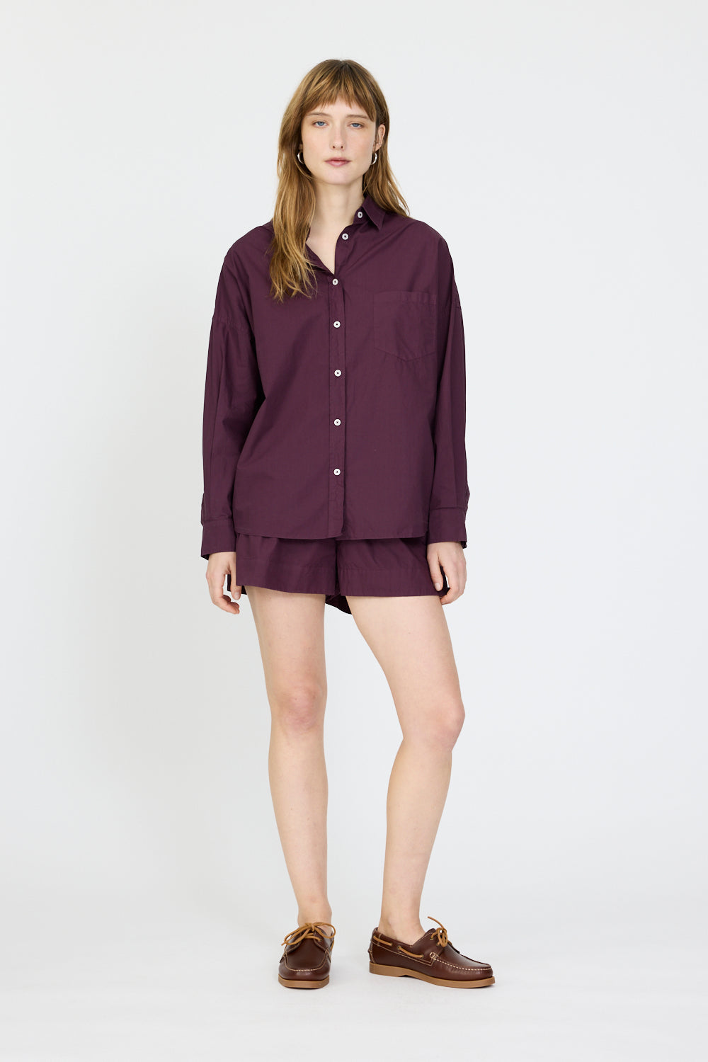Chiara Long Sleeve Shirt Classic Cherry