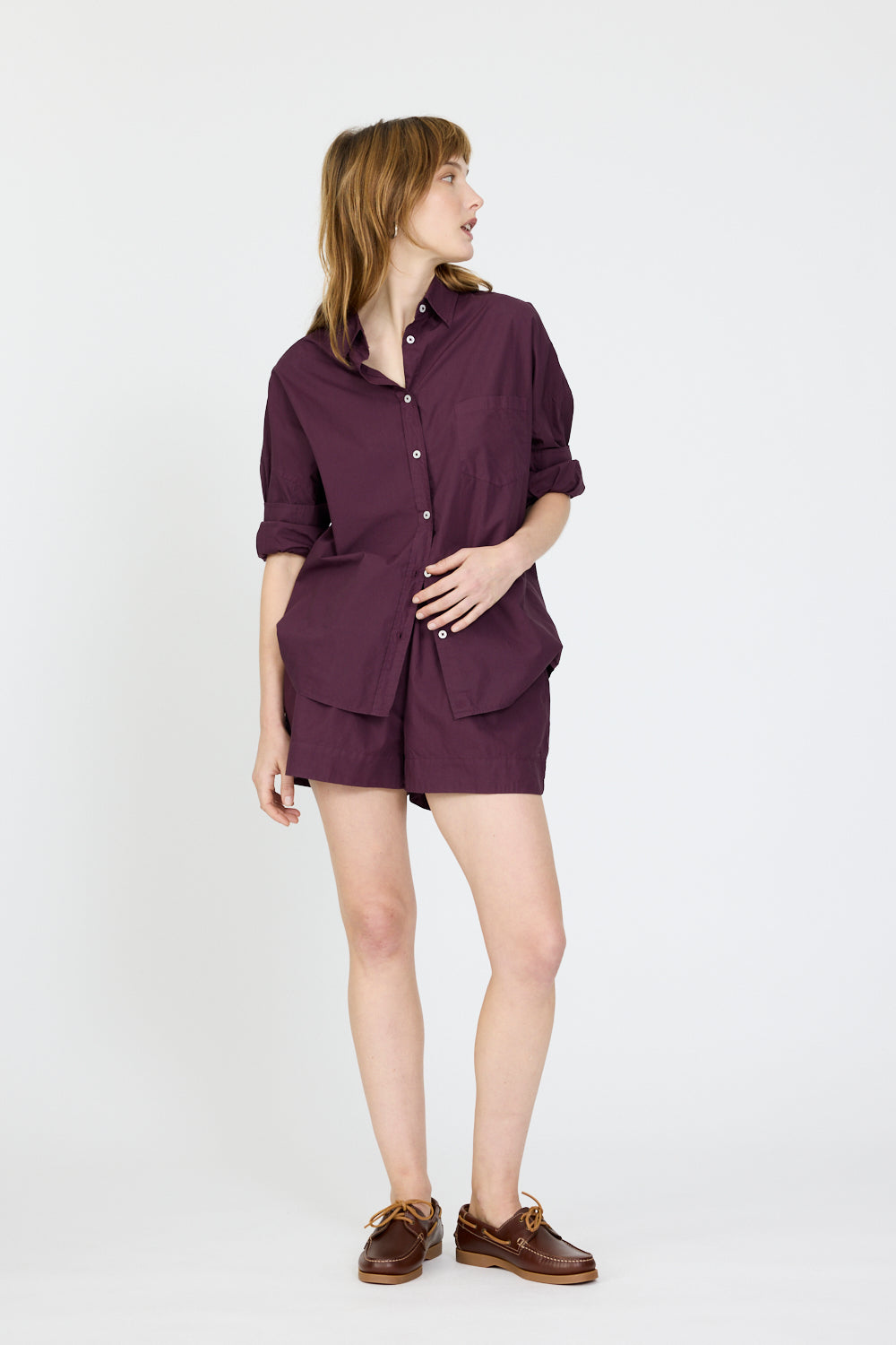 Chiara Long Sleeve Shirt Classic Cherry