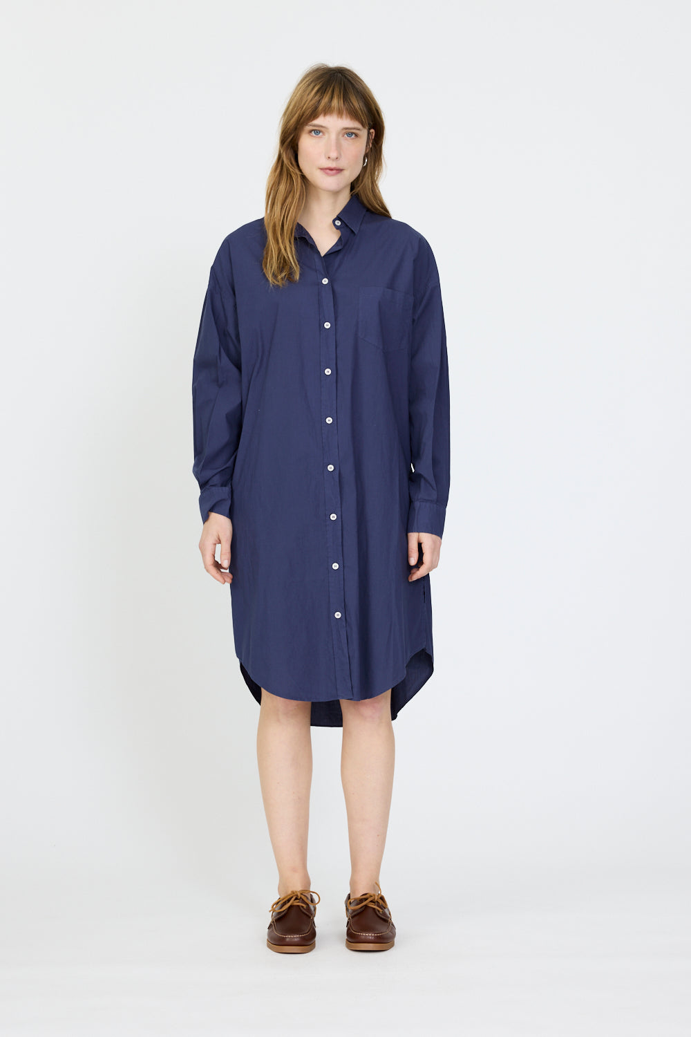 Chiara Midi Dress - Navy