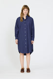 Chiara Midi Dress - Navy