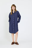 Chiara Midi Dress - Navy