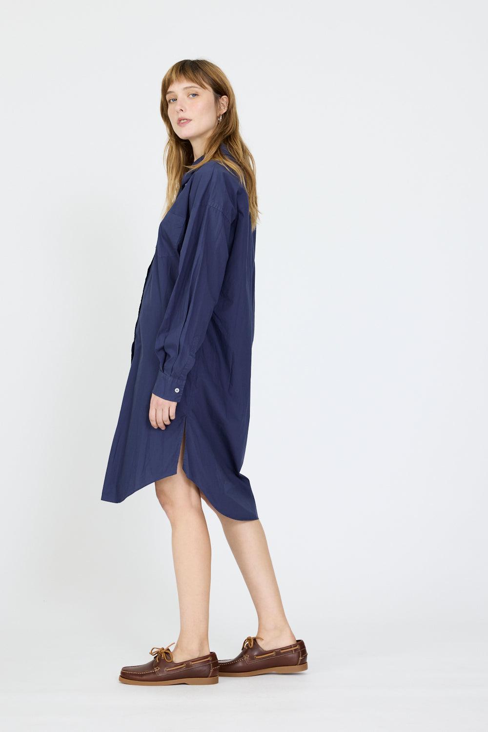 Chiara Midi Dress - Navy