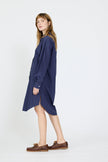 Chiara Midi Dress - Navy
