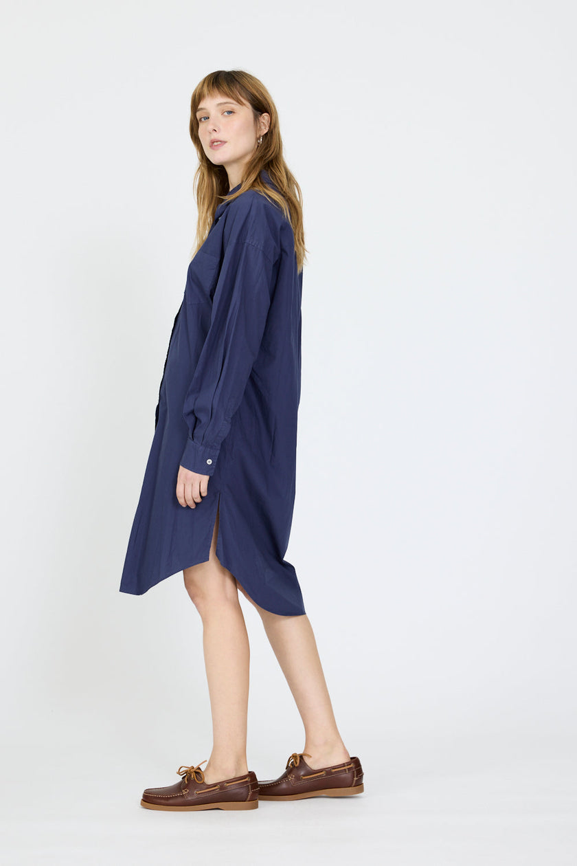 Chiara Midi Dress - Navy