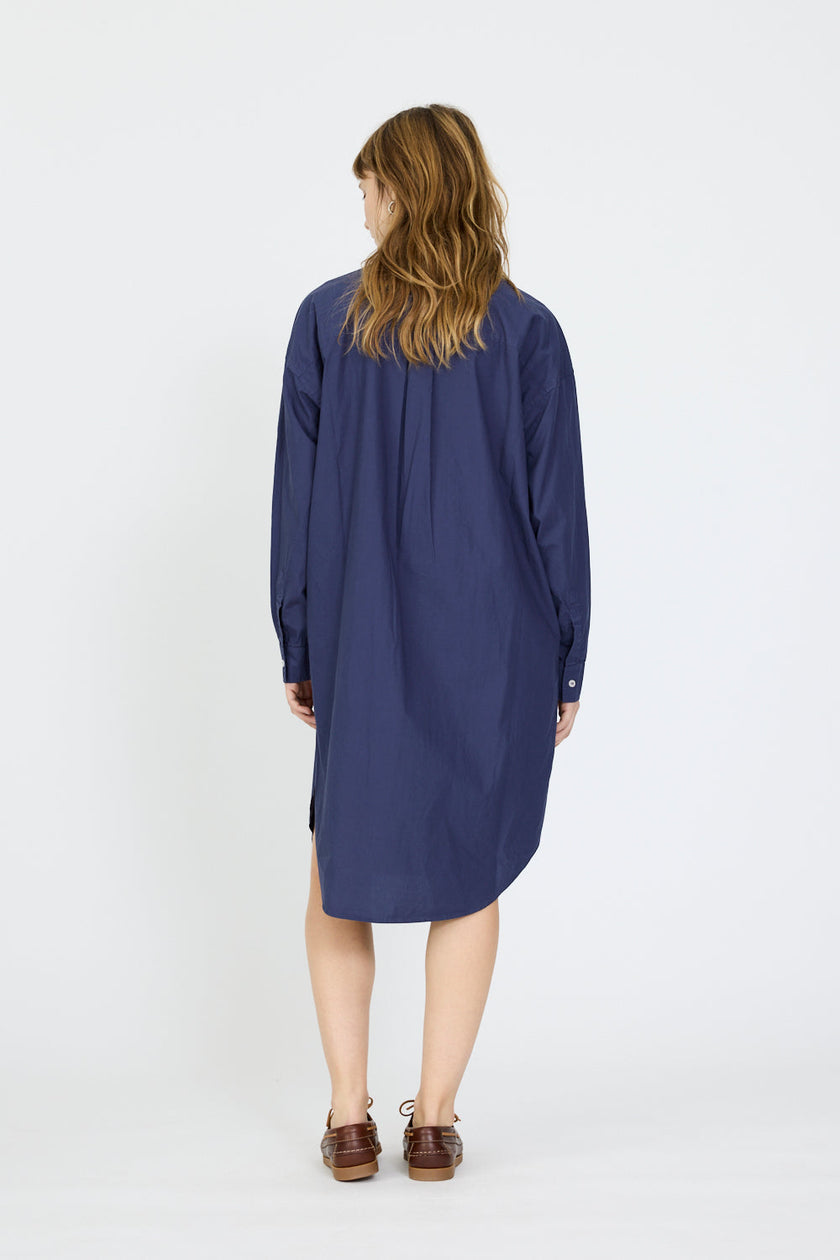 Chiara Midi Dress - Navy