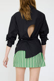 Chiara Long Sleeve - Backless  - Black