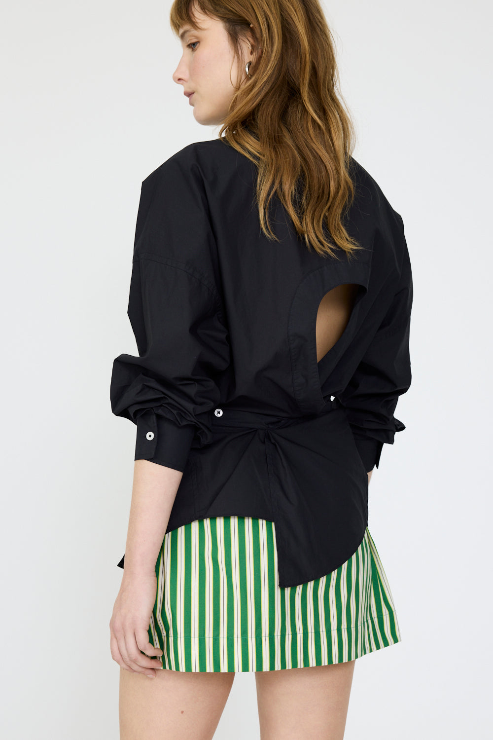 Chiara Long Sleeve - Backless  - Black