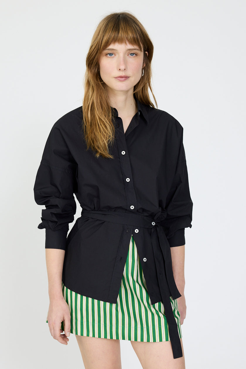 Chiara Long Sleeve - Backless  - Black