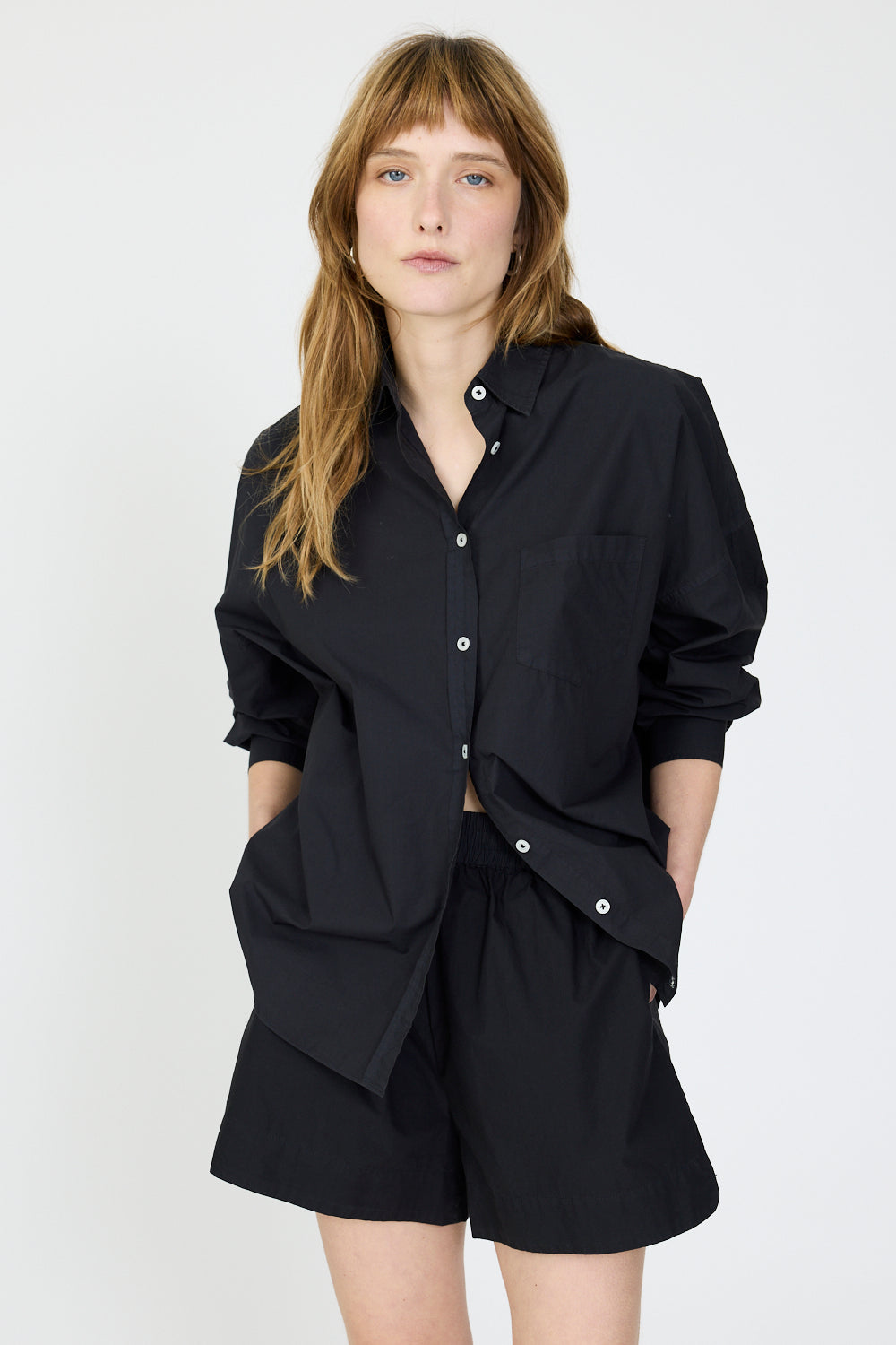 Chiara Long Sleeve Shirt - Classic - Black