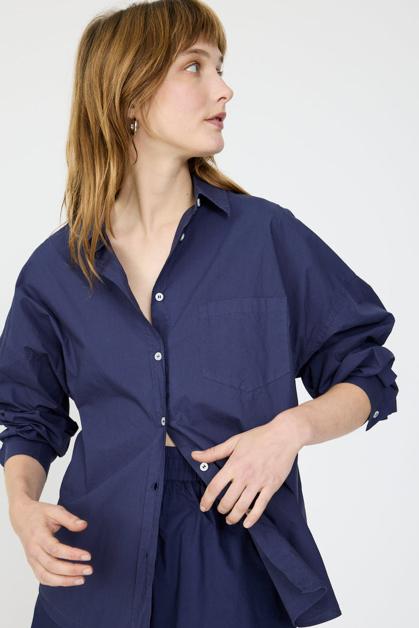 Chiara Long Sleeve Shirt - Classic - Navy
