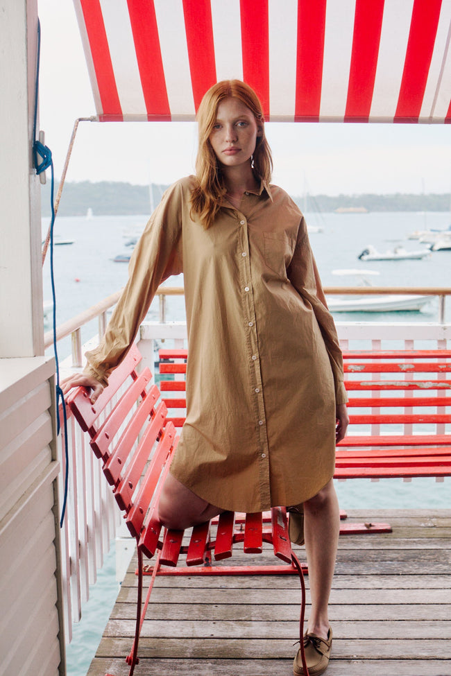 Chiara Midi Dress - Toffee