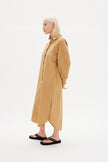 Chiara Shirt Dress Maxi - Toffee - Apparel