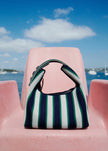 Lilo - Mini bag - Navy/Verde Stripe