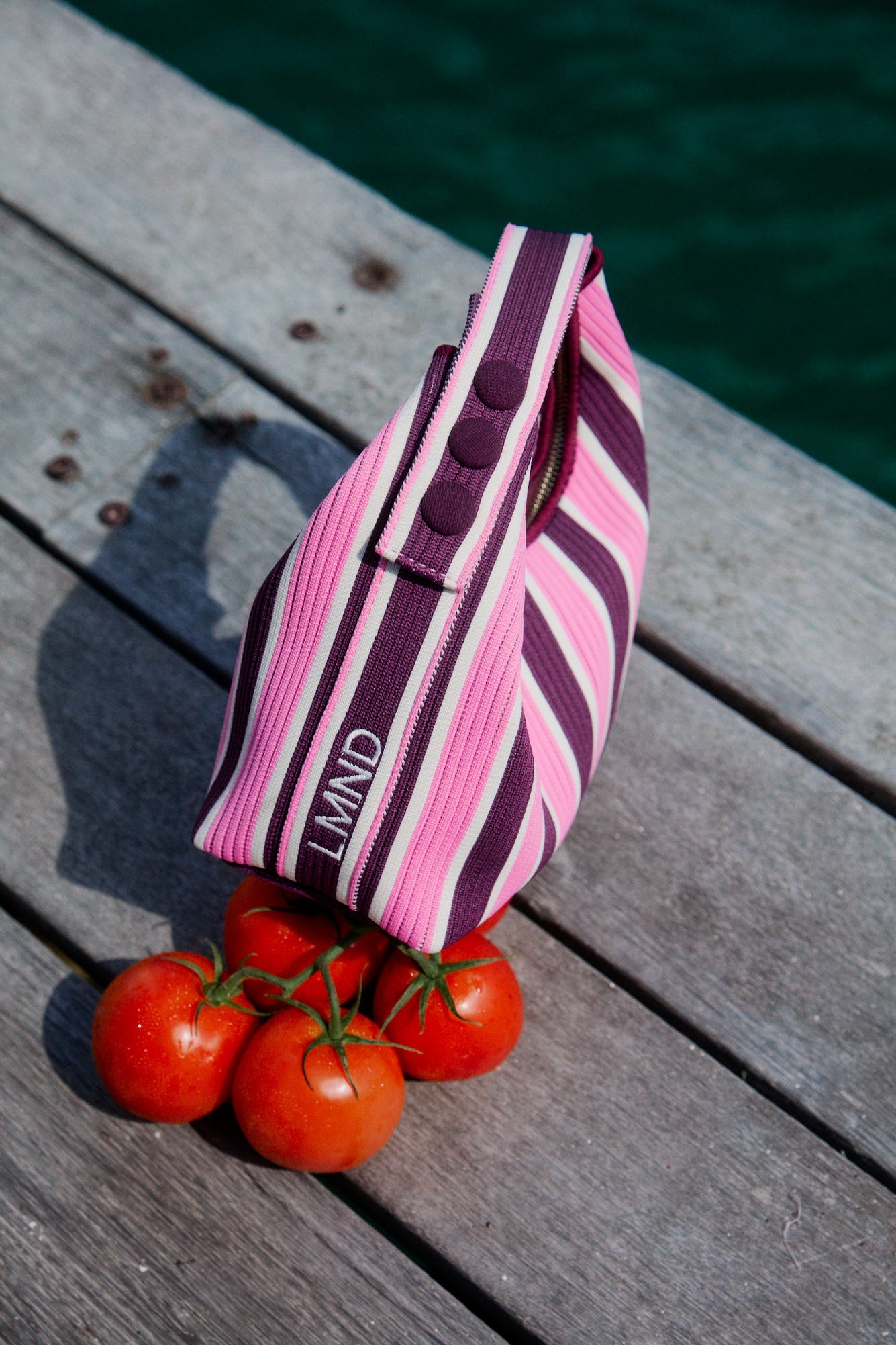 Lilo - Mini bag - Fig/Plumeria Stripe