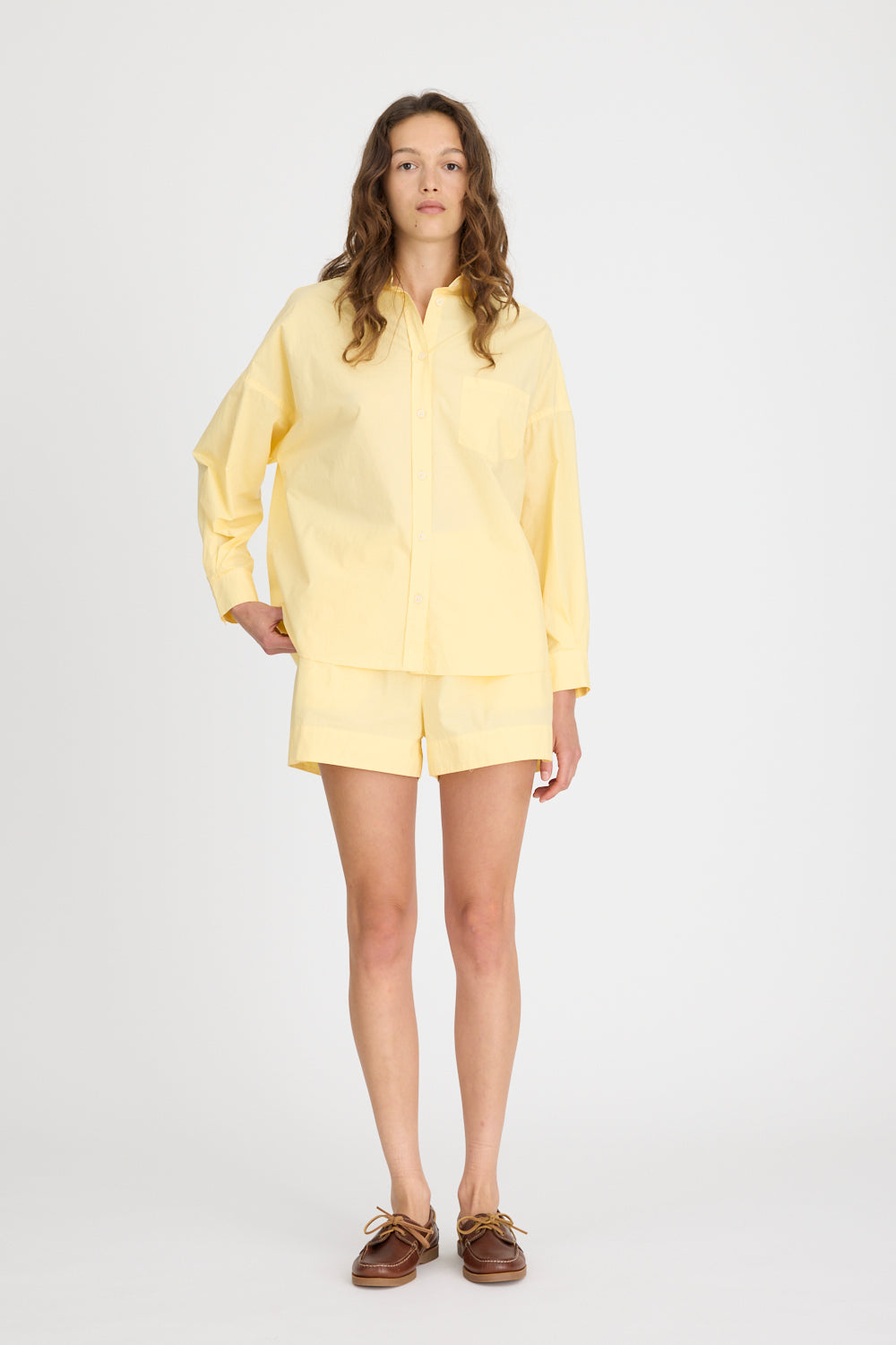Chiara Long Sleeve Shirt - Classic - Straw