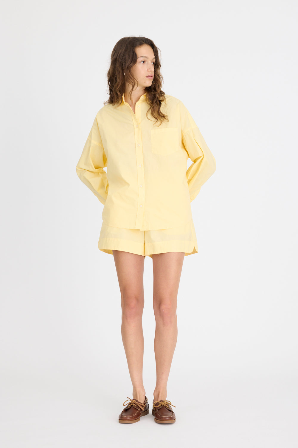 Chiara Long Sleeve Shirt - Classic - Straw
