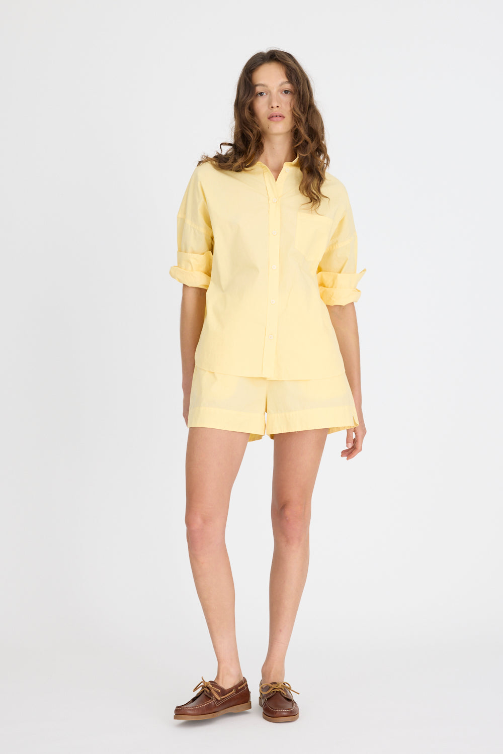 Chiara Long Sleeve Shirt - Classic - Straw