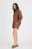 Chiara Long Sleeve Shirt Classic Cocoa