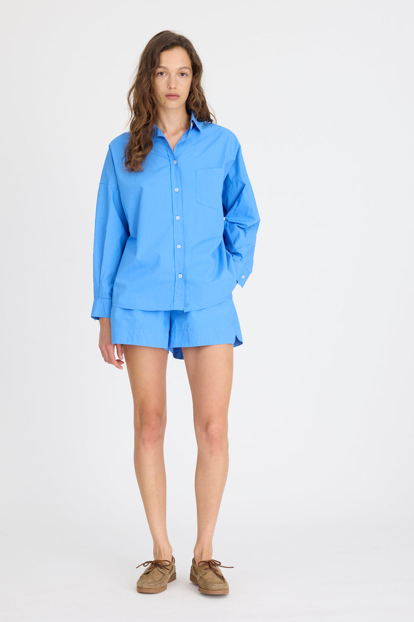 Chiara Long Sleeve Shirt - Classic - Ink Blue