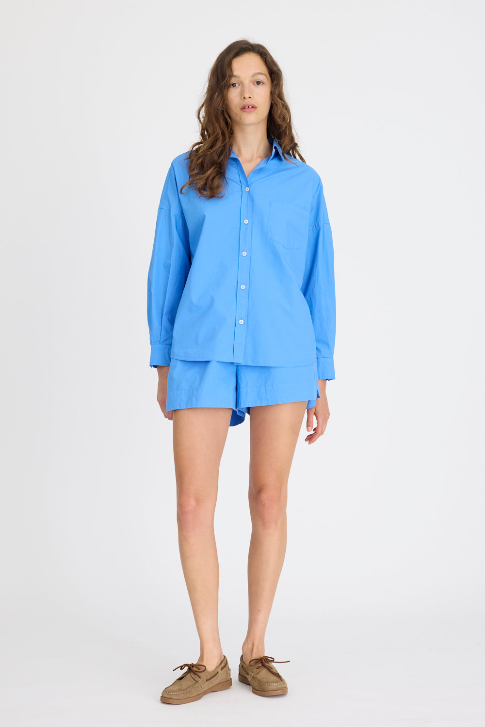 Chiara Long Sleeve Shirt - Classic - Ink Blue