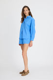 Chiara Long Sleeve Shirt - Classic - Ink Blue
