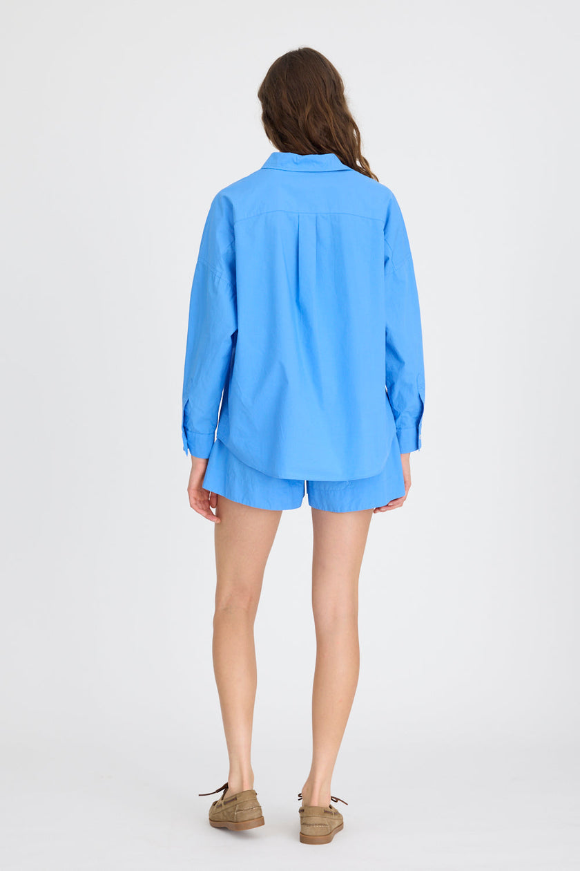 Chiara Long Sleeve Shirt - Classic - Ink Blue