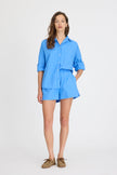 Chiara Long Sleeve Shirt - Classic - Ink Blue