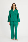 Lou Bowling Collar Shirt - Verdant