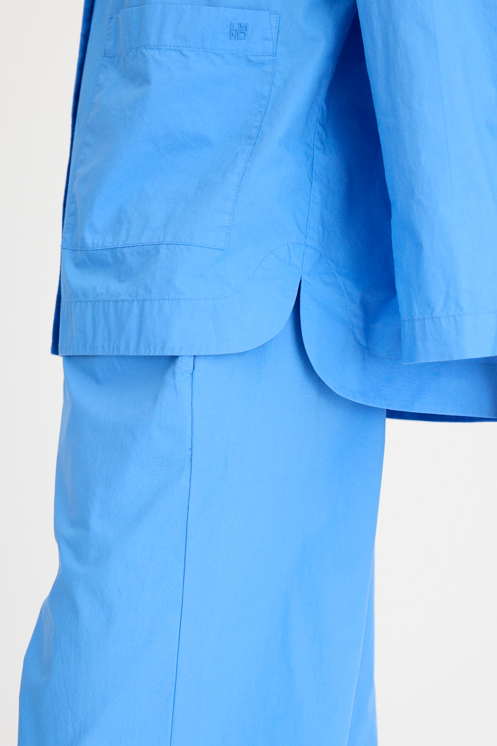 Lou Bowling Collar Shirt - Ink Blue