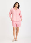 Chiara Long Sleeve Shirt Stripe - Bonbon Stripes