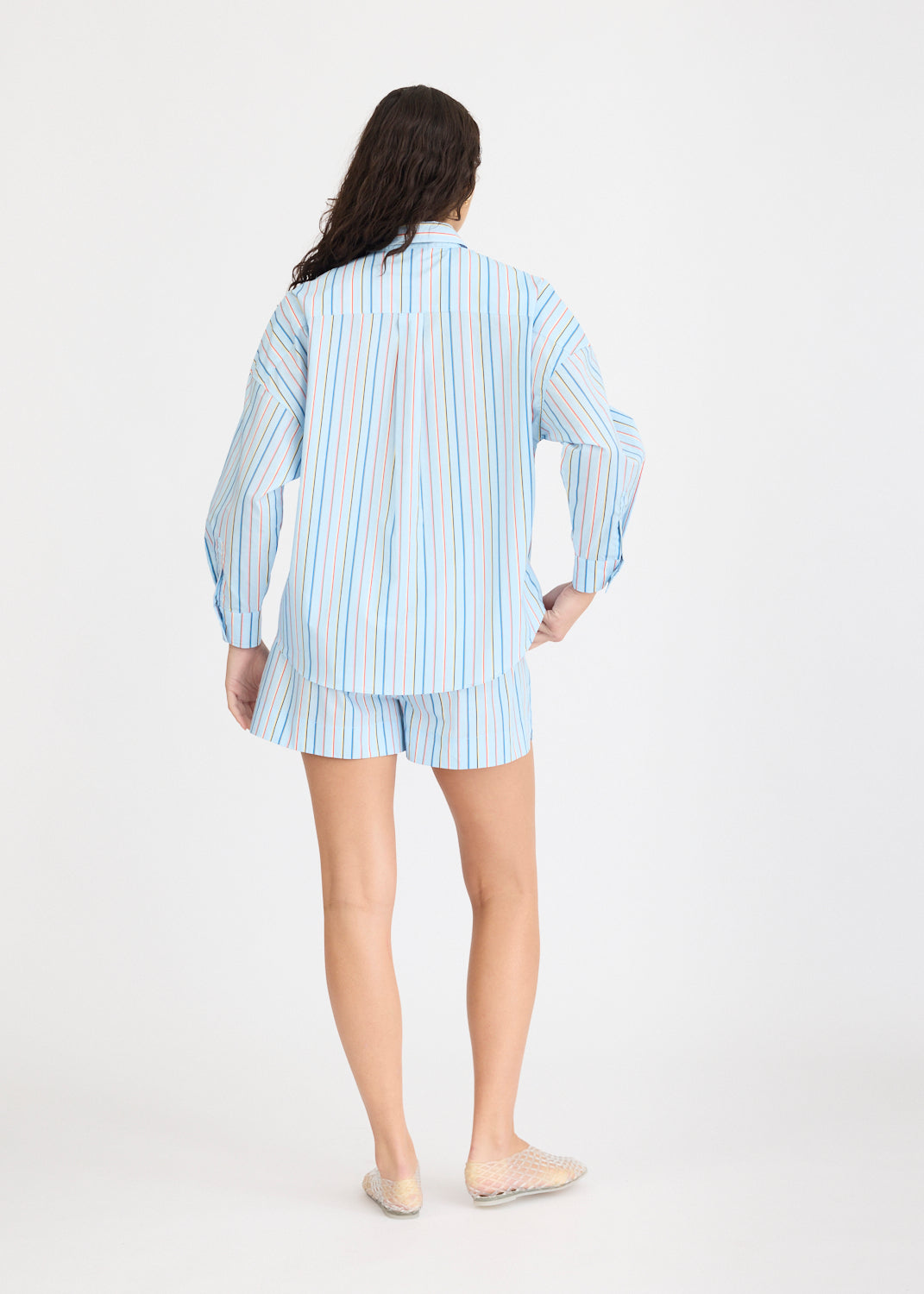 Chiara Long Sleeve Shirt Stripe - Tutti Frutti