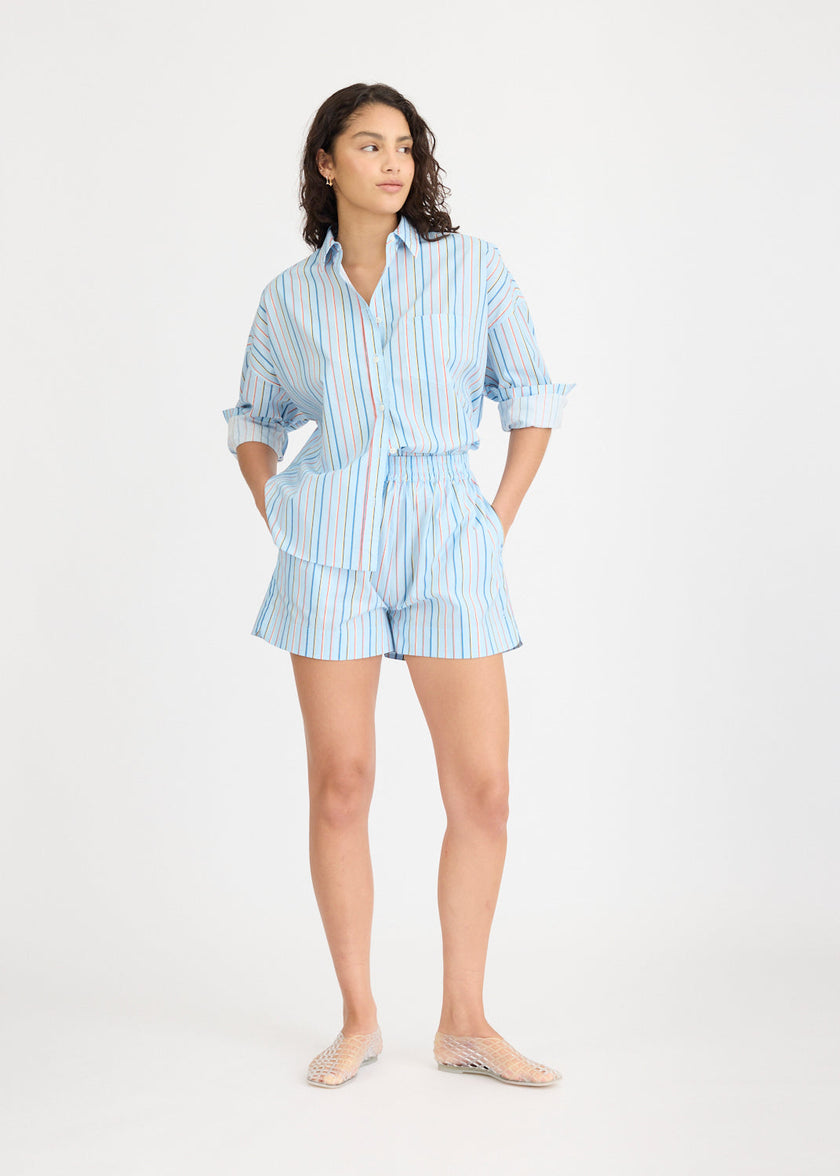 Chiara Long Sleeve Shirt Stripe - Tutti Frutti