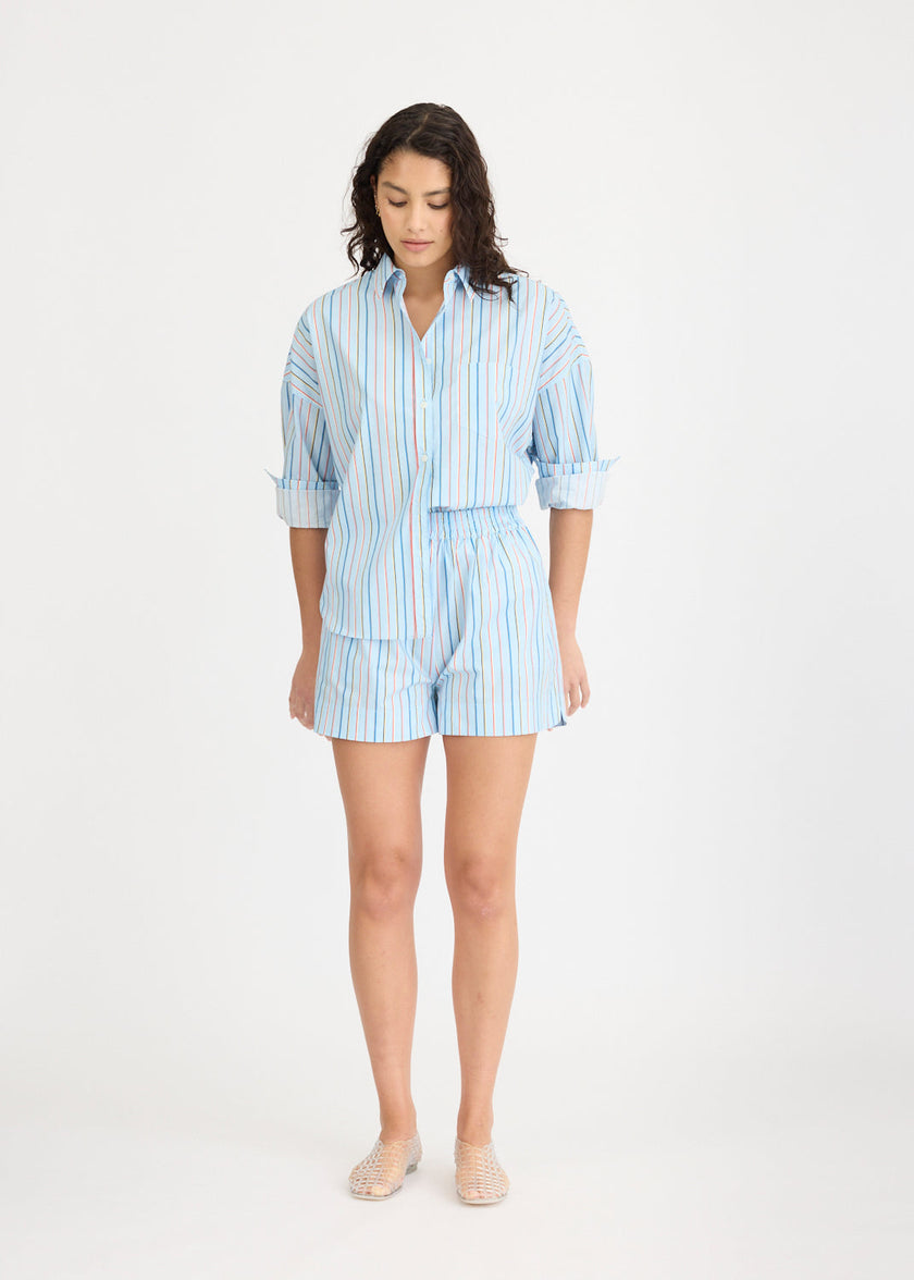 Chiara Long Sleeve Shirt Stripe - Tutti Frutti