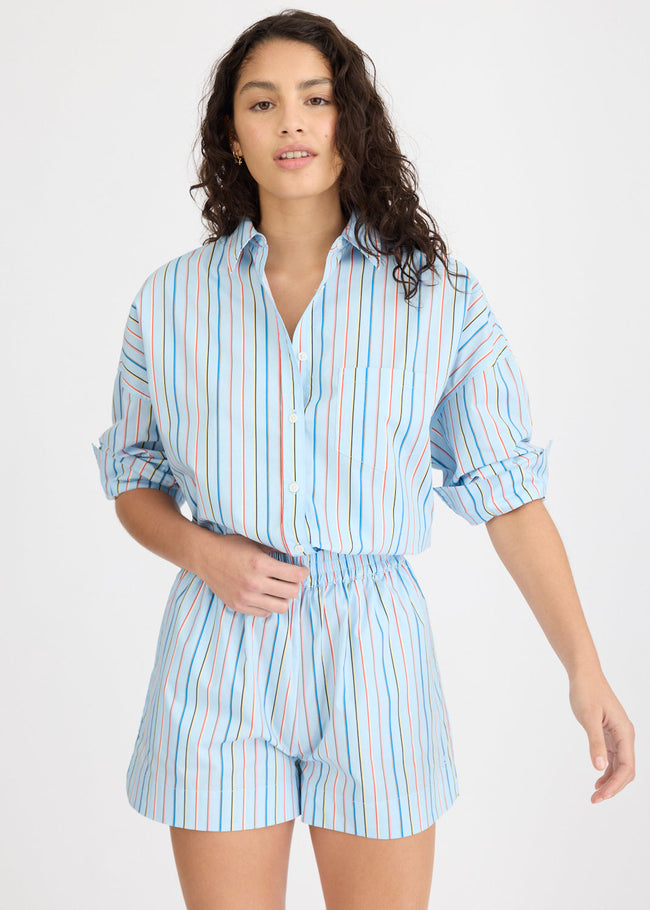 Chiara Long Sleeve Shirt Stripe - Tutti Frutti