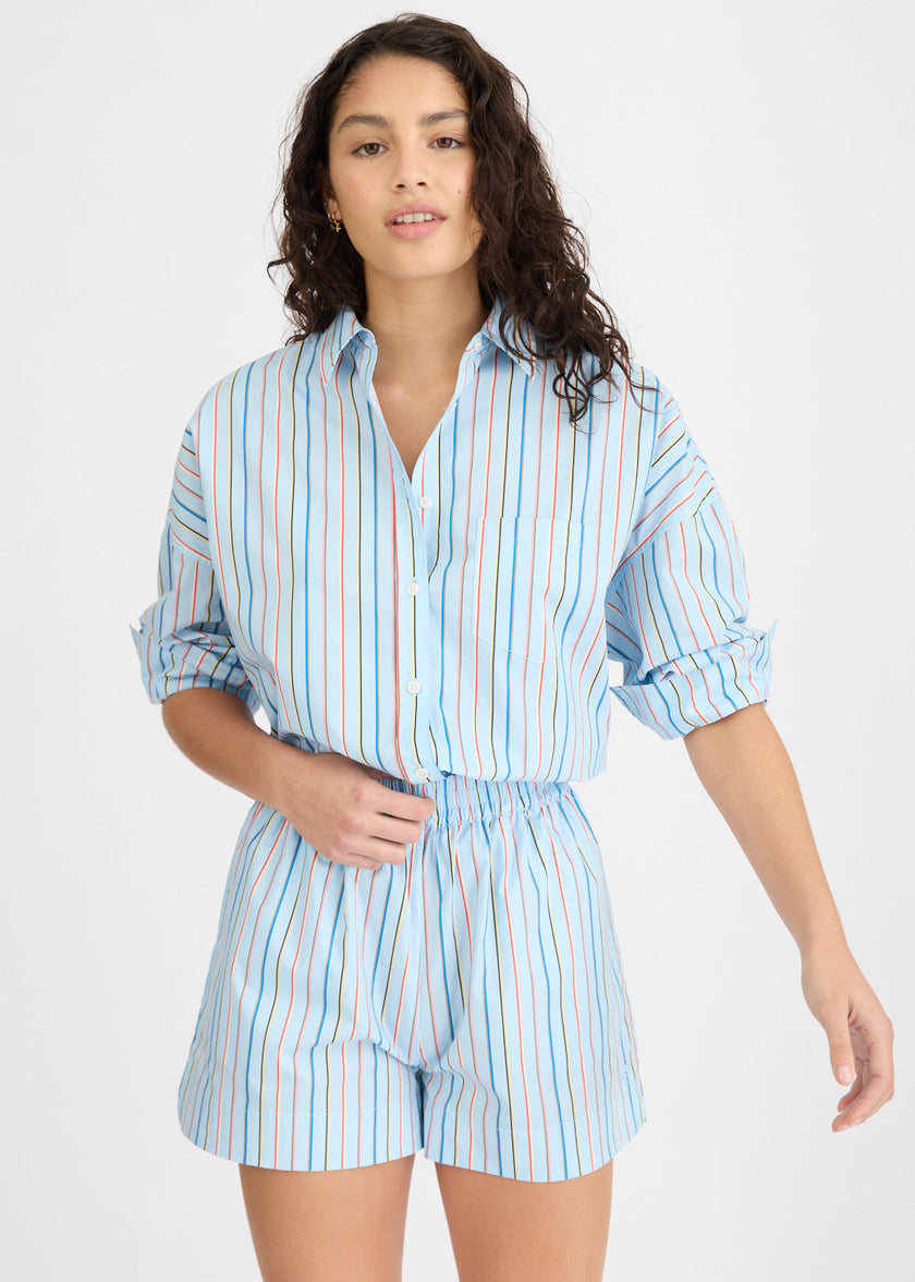Chiara Long Sleeve Shirt Stripe - Tutti Frutti