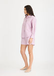 Chiara Long Sleeve Shirt Stripe - Viola/True Red/Cherry