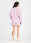 Chiara Long Sleeve Shirt Stripe - Viola/True Red/Cherry